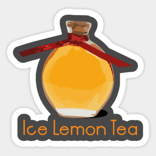 Ice Lemon tea Sticker